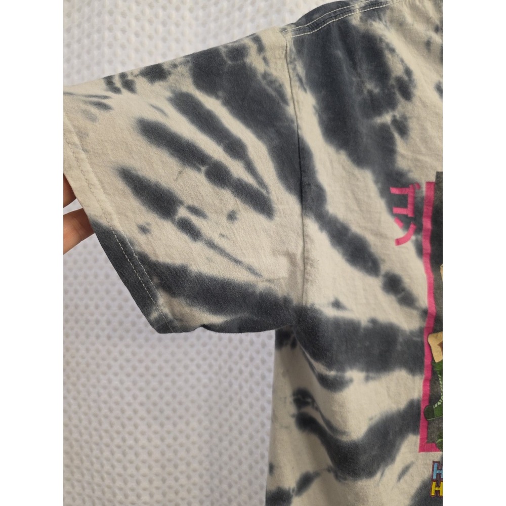 Hunter X Hunter Adult L T-Shirt - Killua Gon Pink Boxes Kanji Marbled Small - Picture 3 of 6